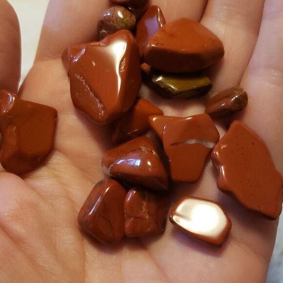 RED Jasper semi precious stones - Picture 3 of 3
